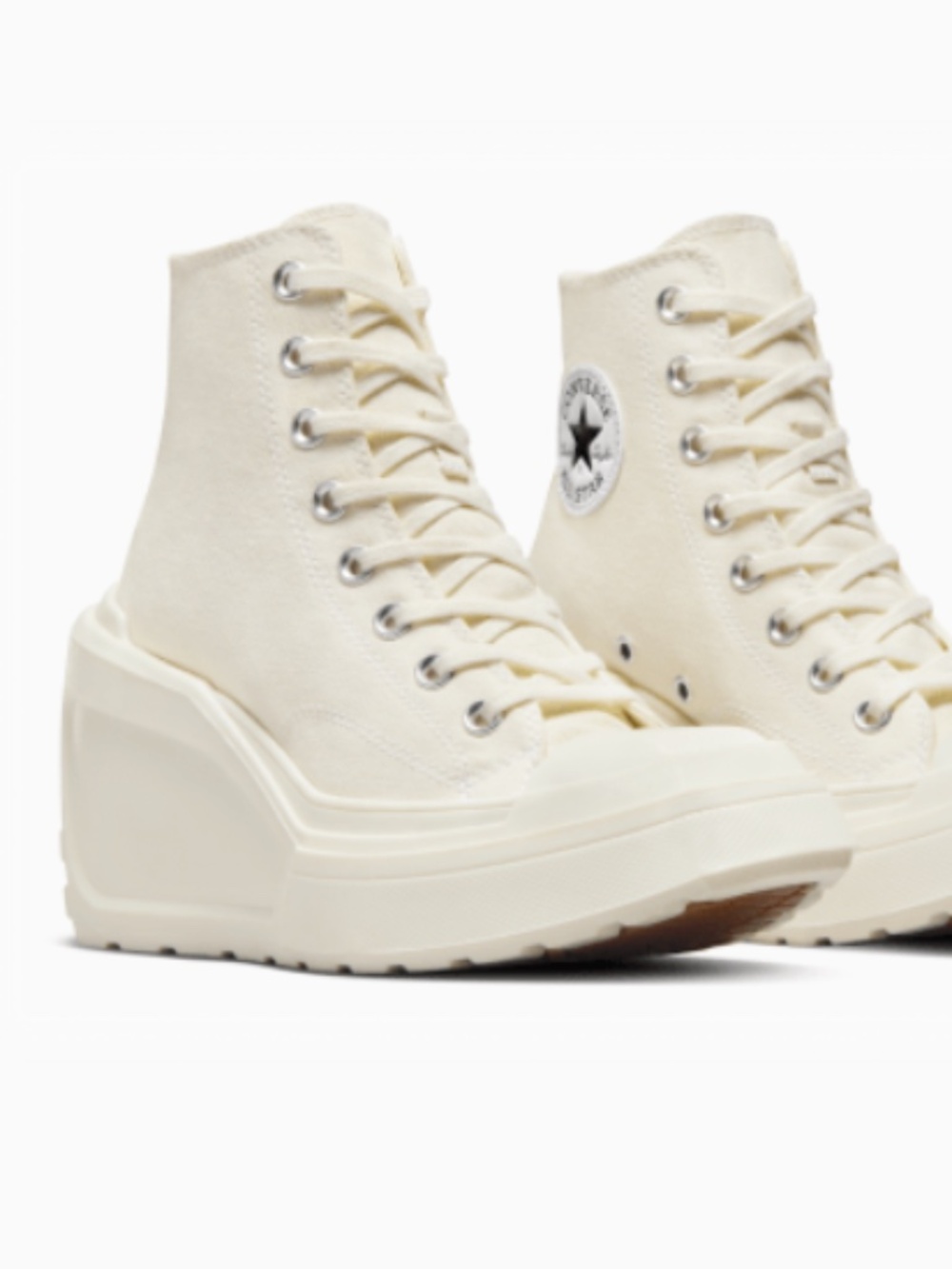 Convers Chuck 70 De Luxe Wedge Platform (Ecru)